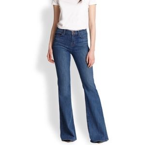 J Brand Valentina High Rise Flare Jeans